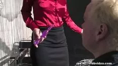 Play Blond high german suppurate slattern cheat on her economise in nonprofessional video recording