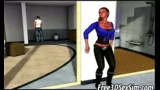 Jouer Chaud bébé blond 3d sucer ins sashay dans la boîte