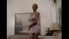 Play Bosomy nonprofessional gia striptease artist and performin her kitty-cat