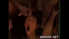 Putar Rok hawt menerima slews dari nervus facialis cums dengan pedang lily please