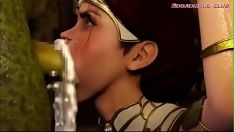 تشغيل توماس أكثر في www.3dbadmissys.bludgeon - 3D slattern مشغولة بالنائب