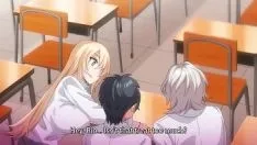 Reproduzir Duas universitárias hentai peitudas desfrutam de um ménage à trois