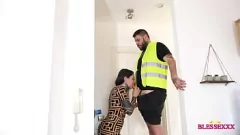 Play Spycam Fuck with Maintenance: Pornstar MILF Squirts on Big Tits