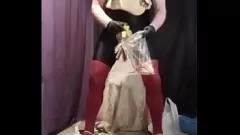 تشغيل تدريب على الفاسق الخاص بي مع قيود المعصم - العادة السرية منفردة BDSM