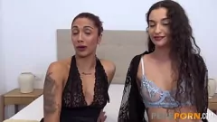تشغيل الثلاثي السحاقية مع الهواة الأوروبيين فاليريا ديل ريو و Candy Fly