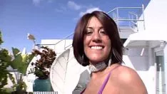 Afspelen Missy in de Amerikaanse taal geeft een pass-job en haar poesje in pov