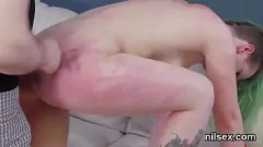 Play A Nympho's Bizarre Anal Therapy in the Asylum: Screwing Her Asshole and Throat in a Strange Asstomouth Session